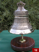 A bell made to commemorate the 25th anniversary of Holy Orders (12cm x 12,5cm)