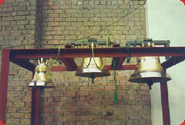 Pictures showing consecration of three bells in Soczia, Russia